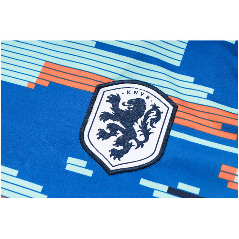 Mens Netherlands Short Training Suit Blue Camouflage 2024