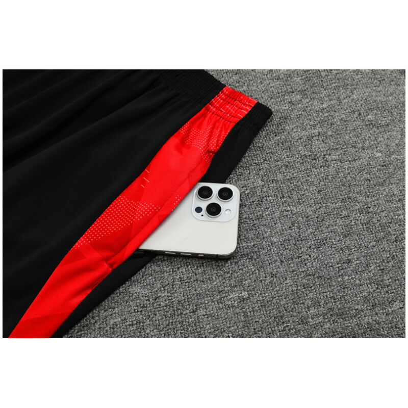 Mens Manchester United Training Suit Red – Black 2024/25