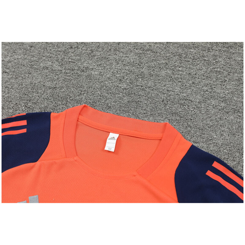 Mens Manchester United Short Training Suit Orange 2024/25