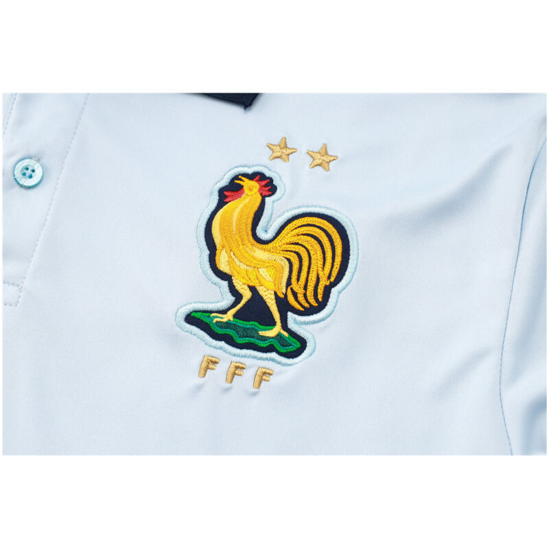 Mens France Polo Shirt Light Blue 2024