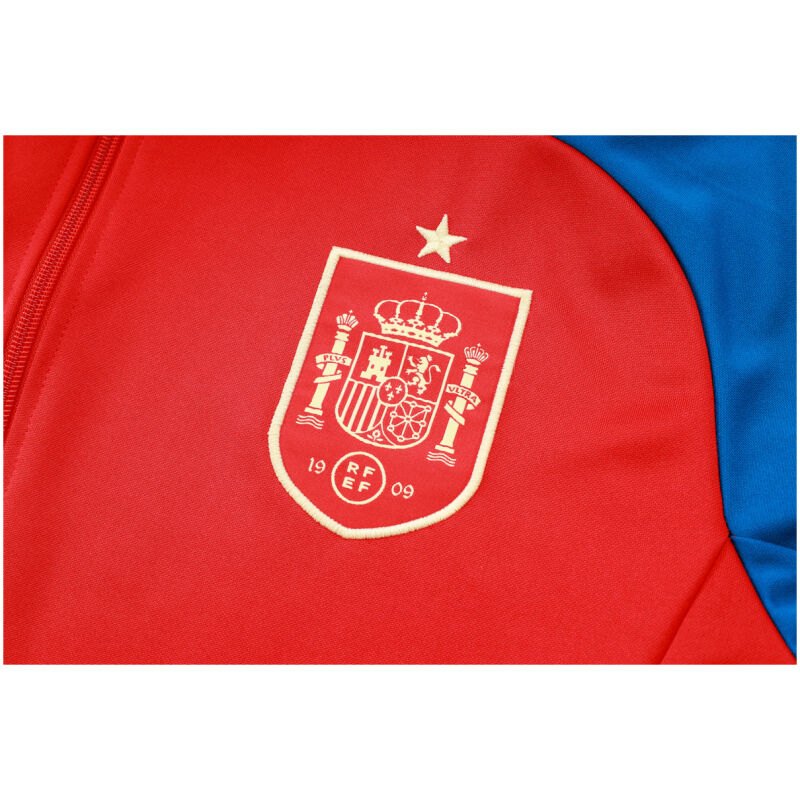 Mens Spain Jacket + Pants Training Suit Red 2024