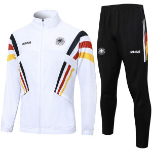 Mens Germany Jacket + Pants Training Suit White 2024
