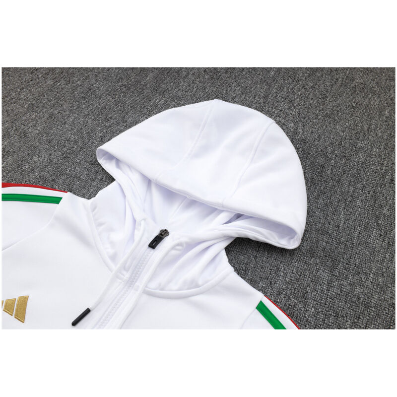 Mens Italy Hoodie Sweatshirt + Pants Training Suit White 2024