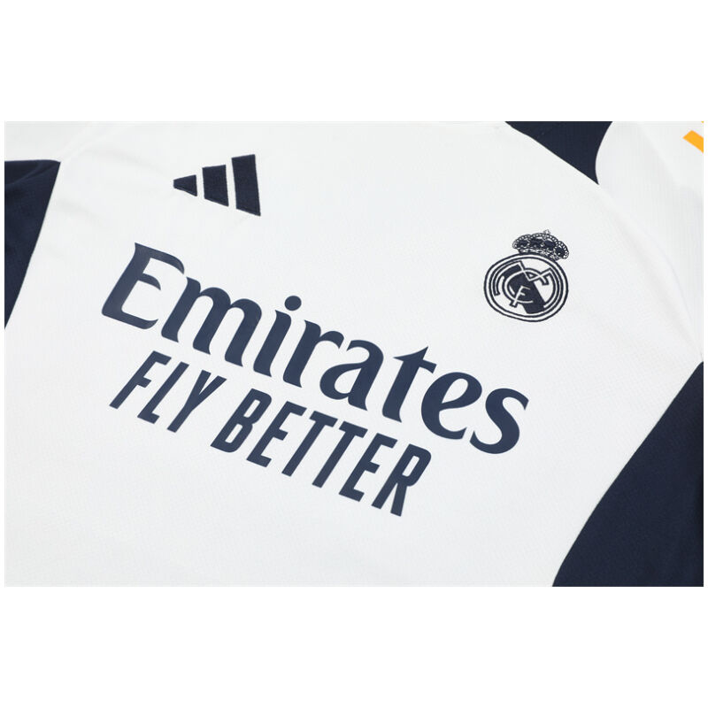 Mens Real Madrid Short Training Suit White 2024/25