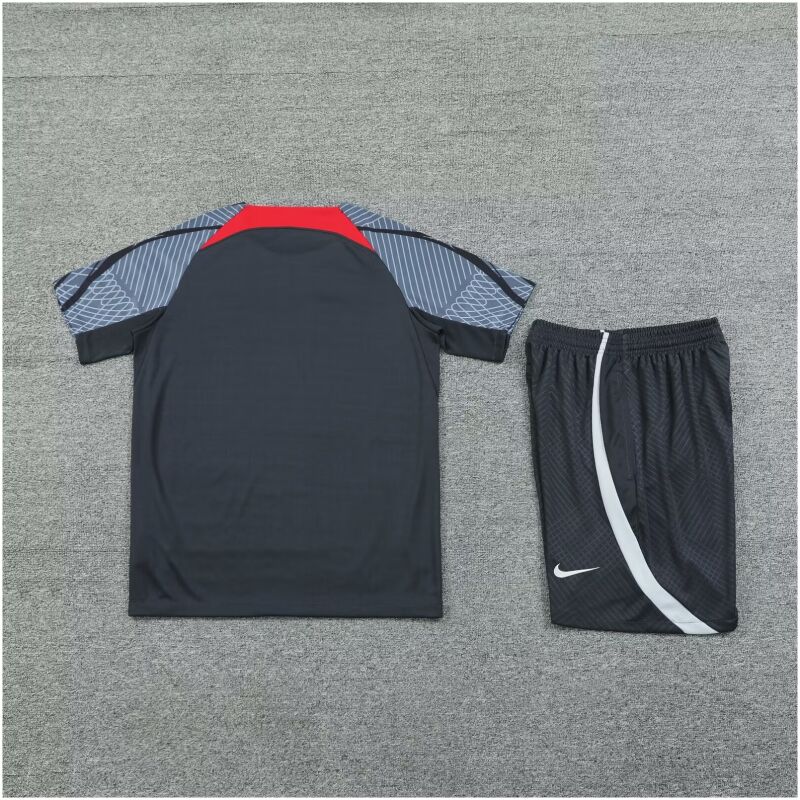 Mens Liverpool Short Training Suit Grey 2024/25