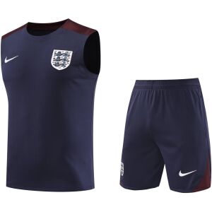 Mens England Short Training Suit Royal 2024