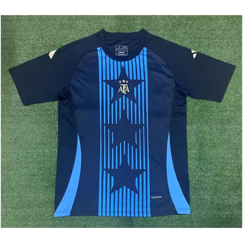 Mens Argentina Short Training Black Jersey 2024