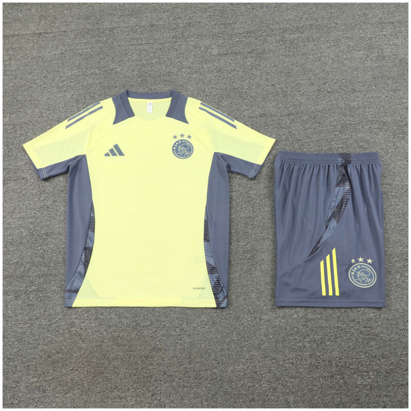Kids Ajax Short Training Suit Yellow 2024/25