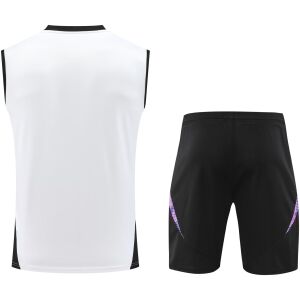 Mens Germany Short Training Suit White 2024