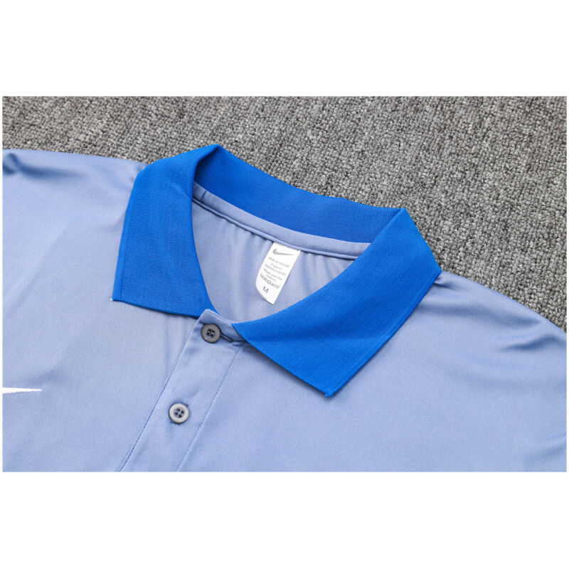 Mens Inter Milan Polo Shirt Smoke Grey 2024/25