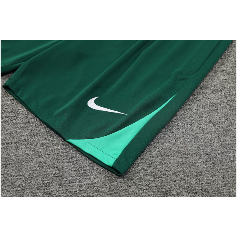 Mens Portugal Short Training Suit Green 2024