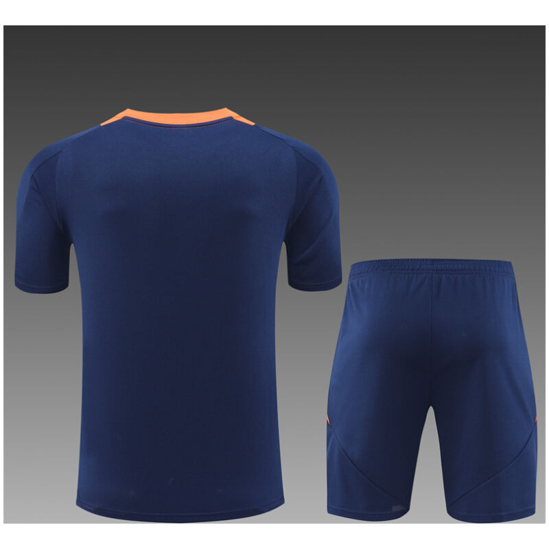 Kids Manchester United Short Training Suit Royal 2024/25