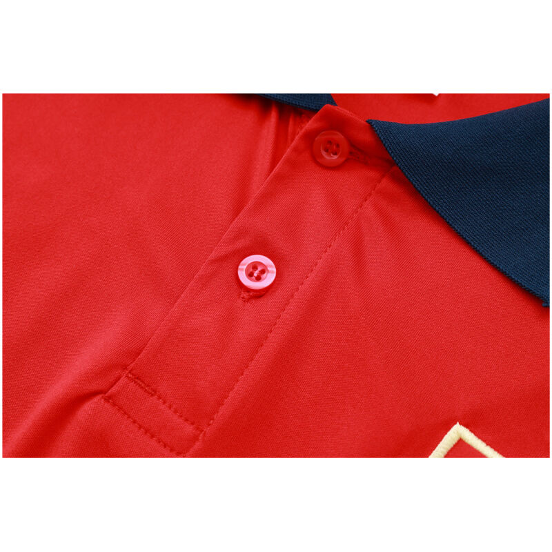 Mens Spain Polo Shirt Red 2024