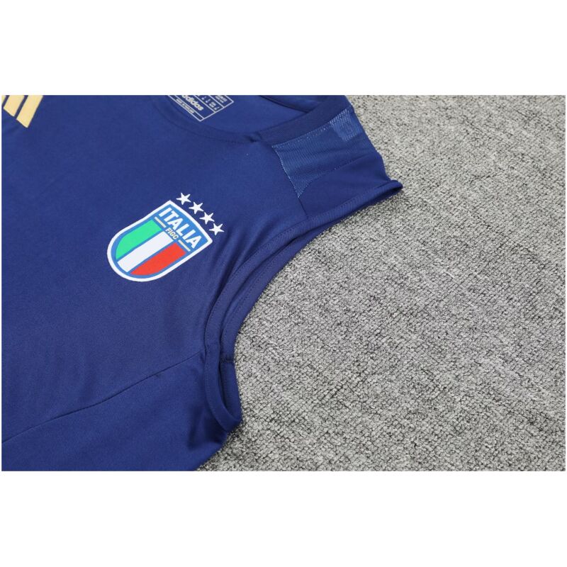Mens Italy Short Training Suit Royal 2024