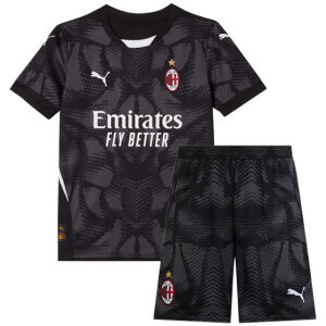 Kids AC Milan Goalkeeper Black Jersey 2024/25