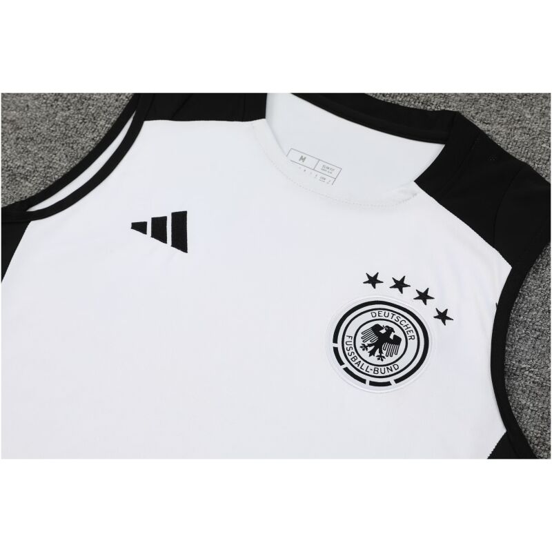 Mens Germany Short Training Suit White 2024