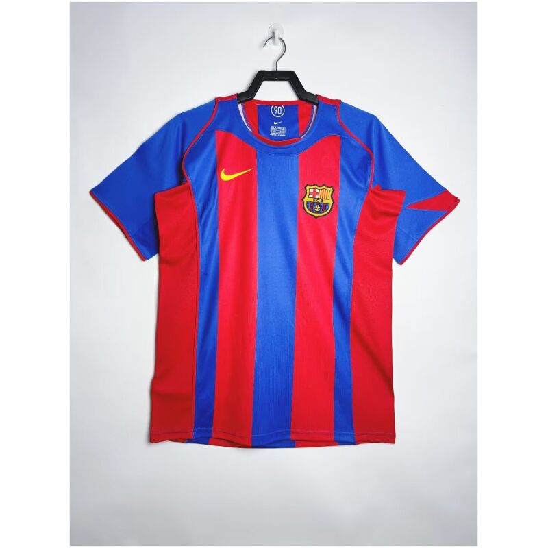 Mens Barcelona Retro Home Jersey 2004/05