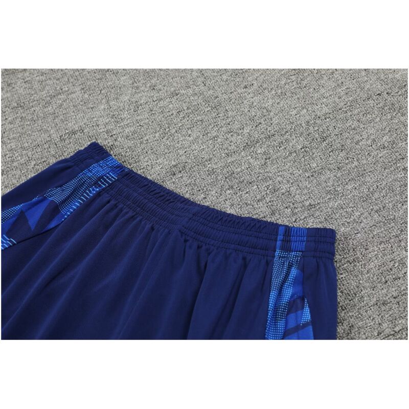 Mens Italy Short Training Suit Royal 2024