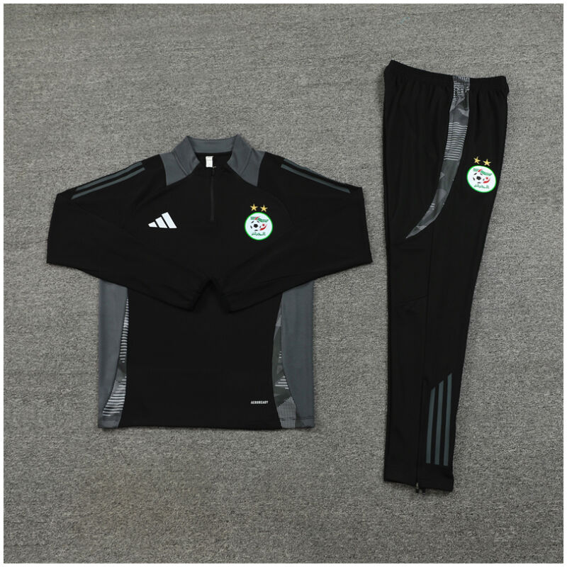 Kids Algeria Training Suit Black 2024