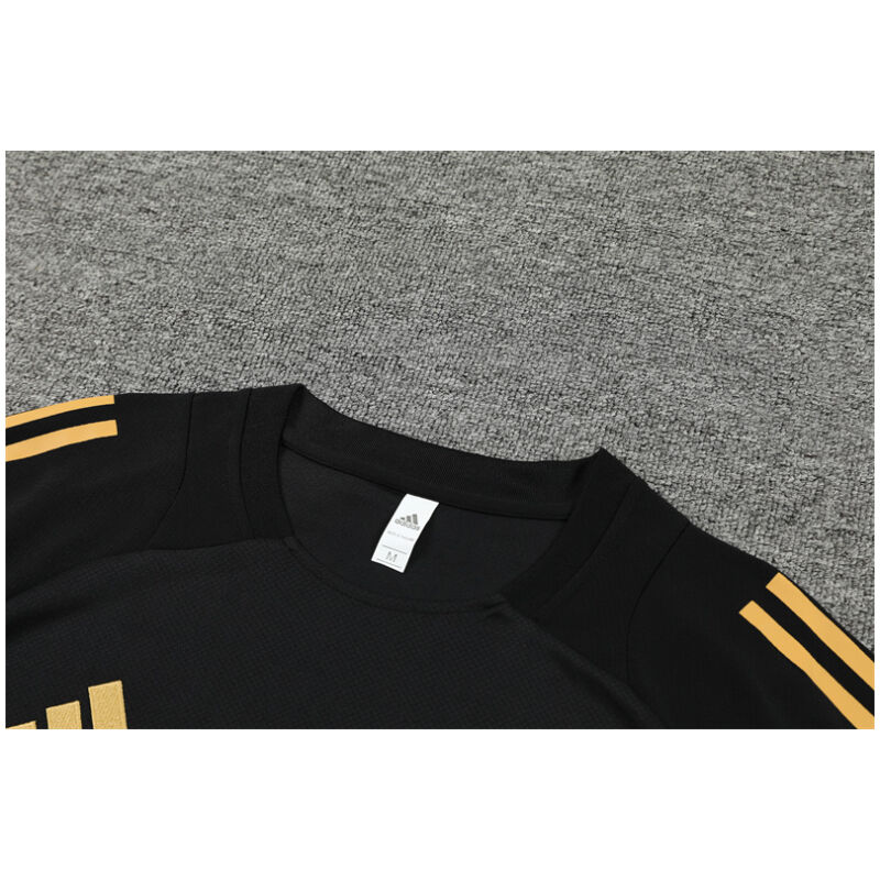 Mens Real Madrid Short Training Suit Black 2024/25