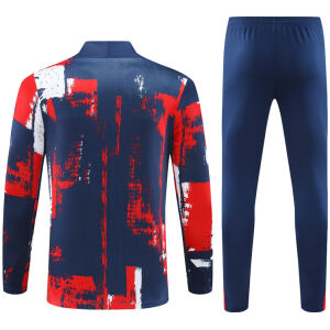 Mens PSG Training Suit Red – Blue 2024/25