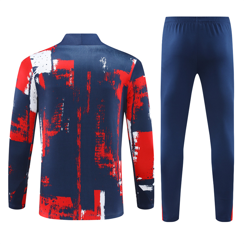 Mens PSG Training Suit Red – Blue 2024/25