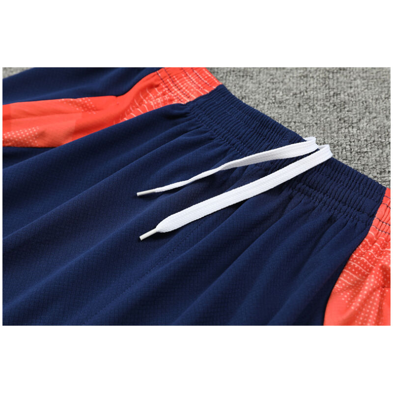 Mens Manchester United Short Training Suit Orange 2024/25