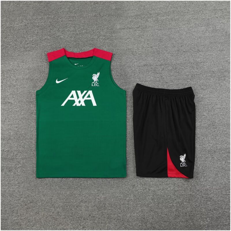 Mens Liverpool Singlet Suit Green 2024/25