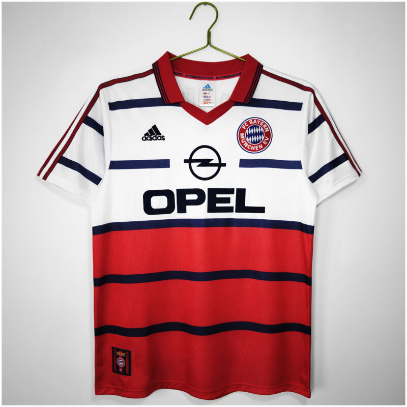 Mens Bayern Munich Retro Away Jersey 1998/2000
