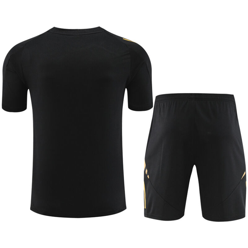 Mens Real Madrid Short Training Suit Black 2024/25