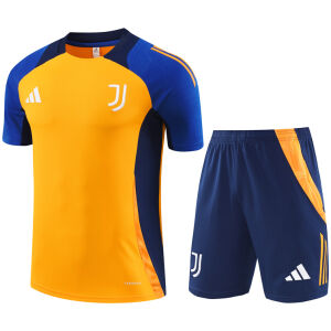 Mens Juventus Short Training Suit Orange 2024/25