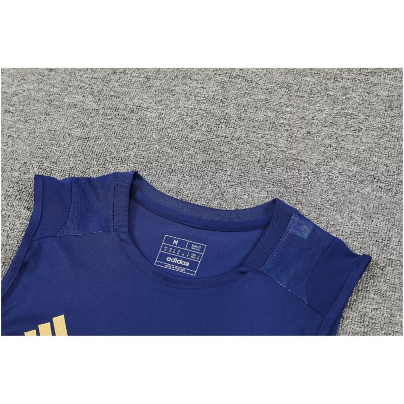Mens Italy Short Training Suit Royal 2024