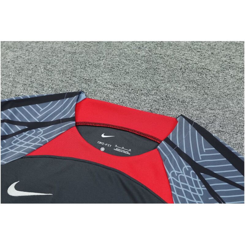 Mens Liverpool Short Training Suit Grey 2024/25