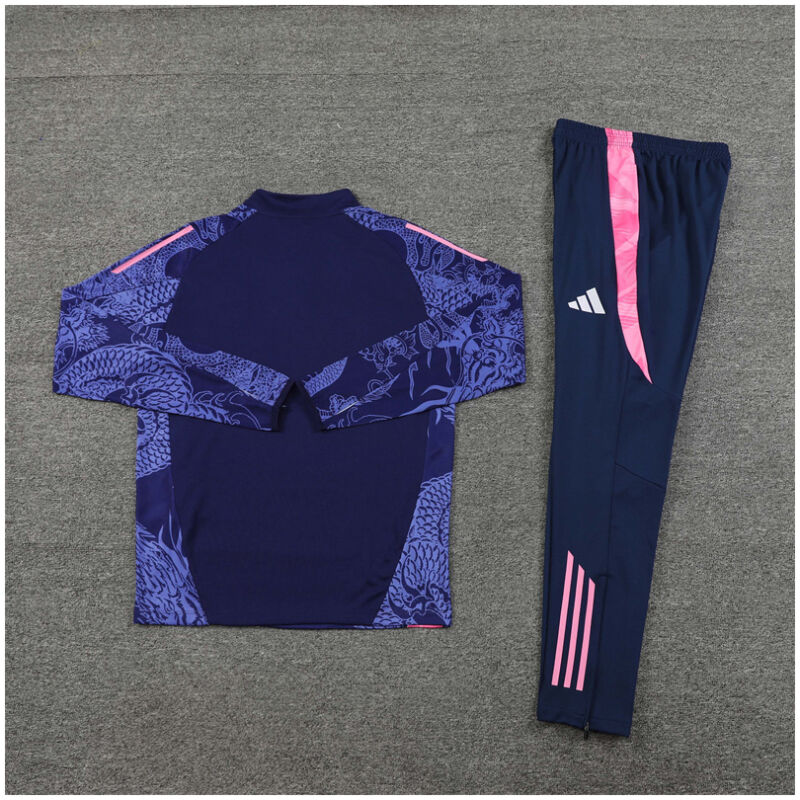 Kids Real Madrid Training Suit Purple Dragon 2024/25