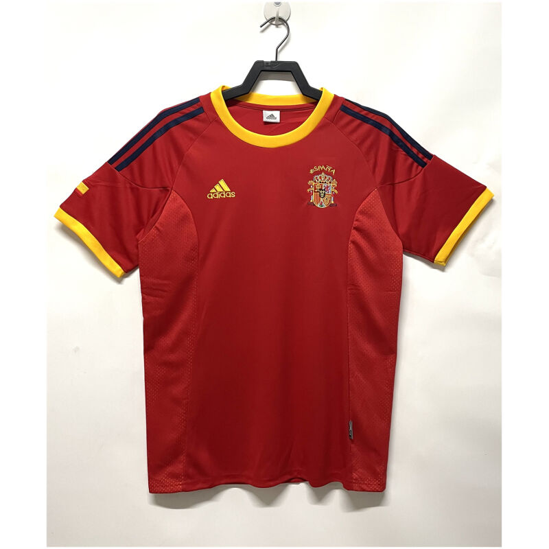 Mens Spain Retro Home Jersey 2002