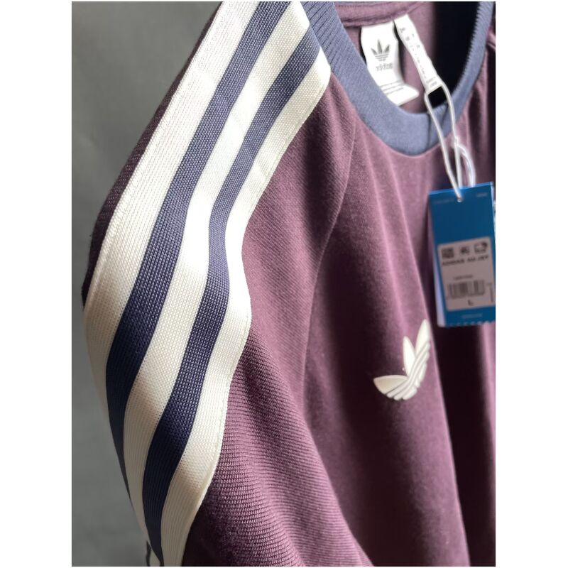Mens Adidas Originals Spain Jersey 3 Stripes Pure Cotton Burgundy Shirt 2024 – Match