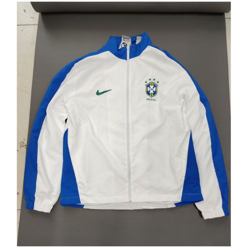 Mens Brazil All Weather Windrunner Jacket White 2024
