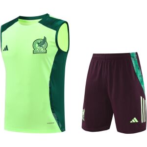Mens Mexico Singlet Suit Yellow 2024