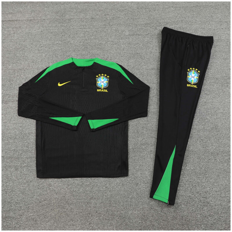 Mens Brazil Training Suit Black 2024