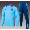 Kids Argentina Training Suit Light Blue 2024