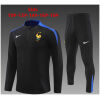 Kids France Training Suit Black 2024