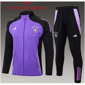 Kids Germany Jacket + Pants Training Suit Purple 2024