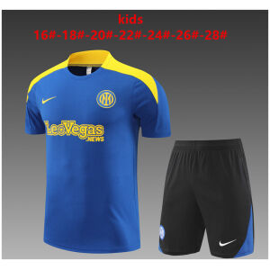Kids Inter Milan Short Training Suit Blue 2024/25