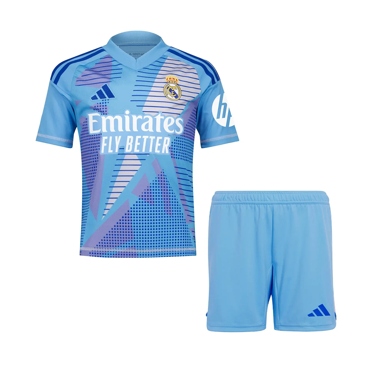 Kids Real Madrid Goalkeeper Blue Jersey 2024/25