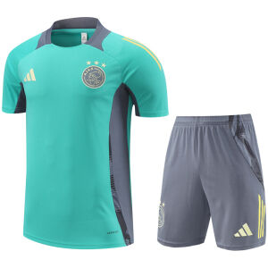 Mens Ajax Short Training Suit Green 2024/25