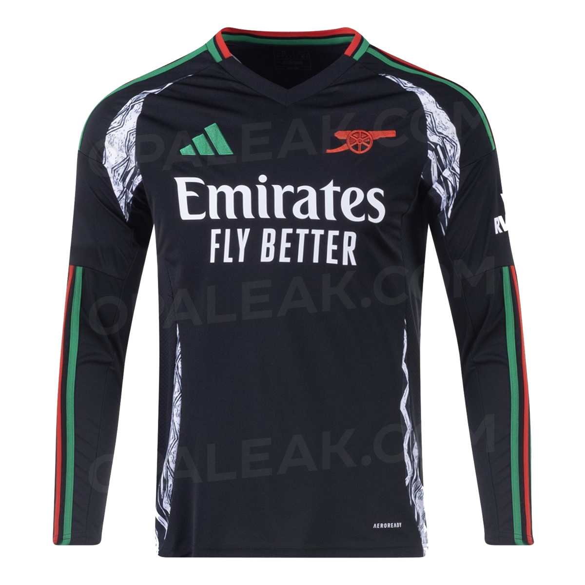 Mens Arsenal Away Jersey Long Sleeve 2024/25