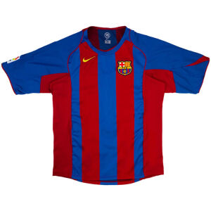 Mens Barcelona Retro Home Jersey 2004/05