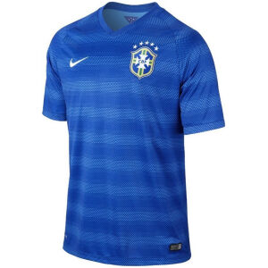 Mens Brazil Retro Away Jersey 2014
