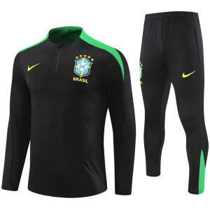 Mens Brazil Training Suit Black 2024