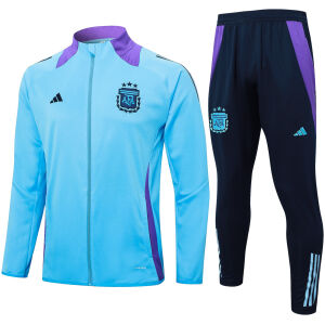 Mens Germany Jacket + Pants Training Suit Light Blue 2024